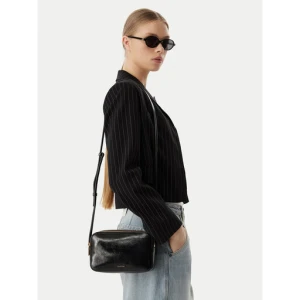 Torebka Calvin Klein Foil Logo Glossy LV04F3539G Czarny