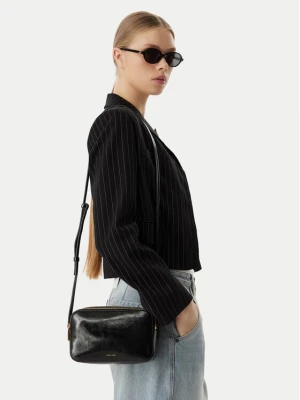 Torebka Calvin Klein Foil Logo Glossy LV04F3539G Czarny