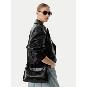 Torebka Calvin Klein Foil Logo Glossy LV04F3737G Czarny