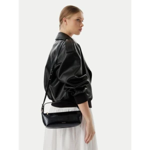 Torebka Calvin Klein Foil Logo Glossy LV04F3738G Czarny