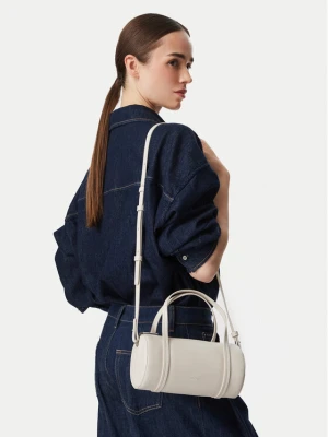 Torebka Calvin Klein Foil Logo Small Duffle Bag LV04F3663G Kremowy