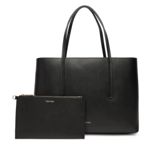 Torebka Calvin Klein Foil Logo Small Tote LV04F3275G Czarny