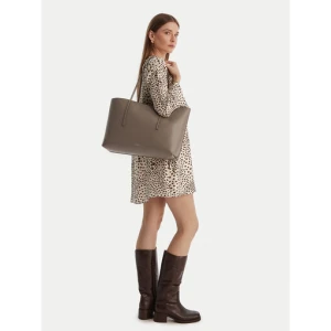 Torebka Calvin Klein Foil Logo Tote W/Pouch LV04F3274G Beżowy