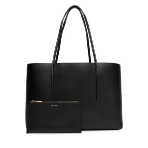 Torebka Calvin Klein Foil Logo Tote W/Pouch LV04F3274G Czarny