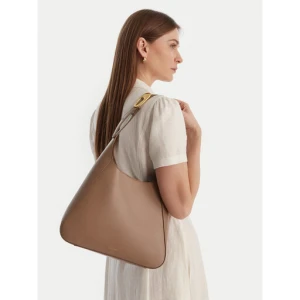 Torebka Calvin Klein Hardware Adj Strap Medium Bag LV04F3402G Beżowy