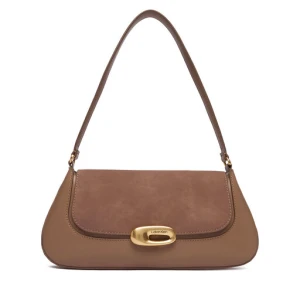 Torebka Calvin Klein Hardware Brushed Shoulder Bag LV04F3337G Beżowy
