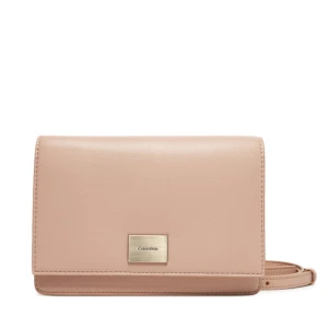 Torebka Calvin Klein Hardware Flap Crossbody K60K612967 Różowy