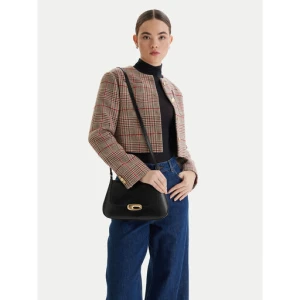 Torebka Calvin Klein Hardware Flap Medium Crossbody LV04F3401G Czarny