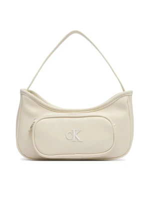 Torebka Calvin Klein Jeans Ck Shoulder Bag IU0IU00757 Kremowy