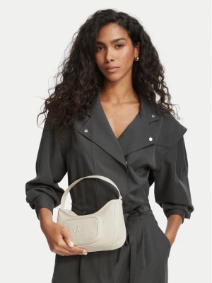 Torebka Calvin Klein Jeans Ck Shoulder Bag IU0IU00757 Kremowy