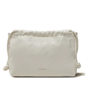 Torebka Calvin Klein Jeans Drawstring Crossbody26 LV04K3060G Écru