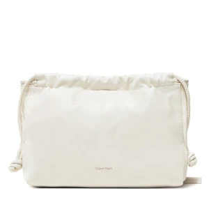 Torebka Calvin Klein Jeans Drawstring Crossbody26 LV04K3060G Écru