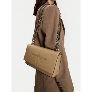 Torebka Calvin Klein Jeans K60K612221 Brązowy