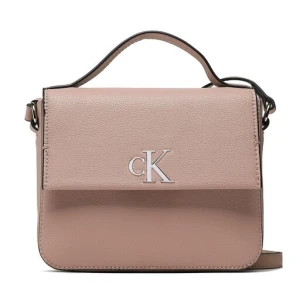 Torebka Calvin Klein Jeans Minimal Monogram Boxy Flap Cb19 K60K610330 Różowy