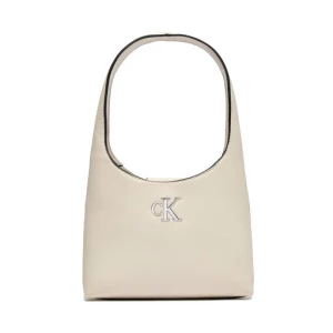 Torebka Calvin Klein Jeans Minimal Monogram Shoulder Bag K60K610843 Écru