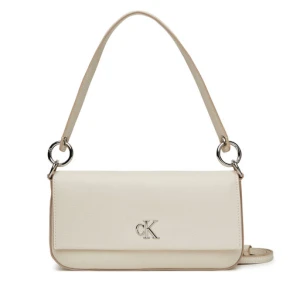 Torebka Calvin Klein Jeans Minimal Monogram Shoulder Pouch LV04K3161G Biały