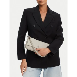 Torebka Calvin Klein Jeans Minimal Monogram Shoulder Pouch LV04K3161G Biały