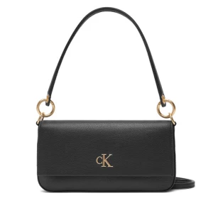 Torebka Calvin Klein Jeans Minimal Monogram Shoulder Pouch LV04K3161G Czarny