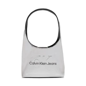 Torebka Calvin Klein Jeans Sculpted Arc Shoulderbag22 K60K611860 Srebrny