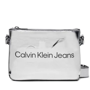 Torebka Calvin Klein Jeans Sculpted Camera Pouch21 Mono S K60K611862 Srebrny