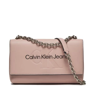Torebka Calvin Klein Jeans Sculpted Ew Flap Conv25 Mono K60K611866 Różowy