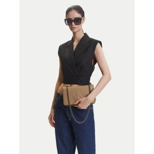 Torebka Calvin Klein Jeans Sculpted Ew Flap25 Shoulder Bag LV04K3035G Beżowy