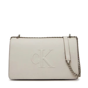 Torebka Calvin Klein Jeans Sculpted Ew Flap25 Shoulder Bag LV04K3035G Biały
