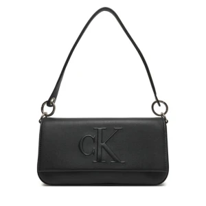 Torebka Calvin Klein Jeans Sculpted Flap Shoulder Pouch LV04K3148G Czarny