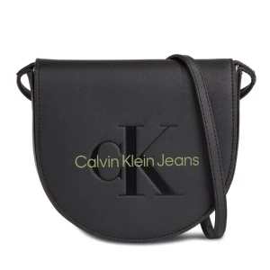 Torebka Calvin Klein Jeans Sculpted Mini Saddle Bag K60K611966 Black/Dark Juniper 0GX