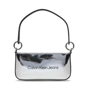 Torebka Calvin Klein Jeans Sculpted Shoulder Pouch25 Mono S K60K611857 Silver 0IM