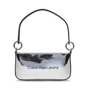 Torebka Calvin Klein Jeans Sculpted Shoulder Pouch25 Mono S K60K611857 Srebrny