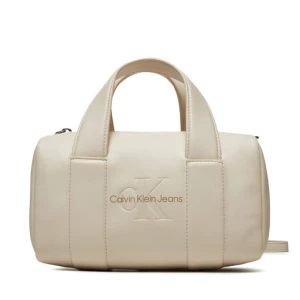 Torebka Calvin Klein Jeans Sculpted Square Barrel Bag Mono K60K612378 Écru