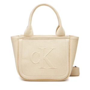 Torebka Calvin Klein Jeans Summer Canvas Mini Tote LV04K3160G Beżowy