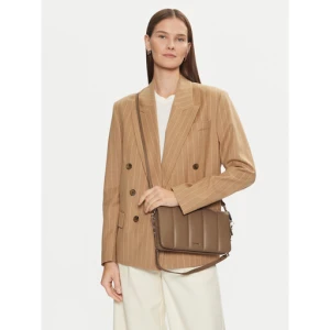 Torebka Calvin Klein Line Quilt Shoulder Bag K60K612787 Brązowy