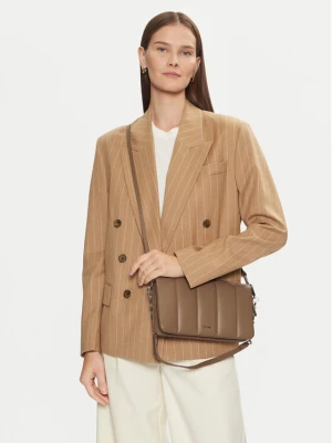 Torebka Calvin Klein Line Quilt Shoulder Bag K60K612787 Brązowy