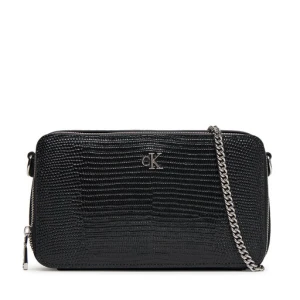 Torebka Calvin Klein Lizard Embossed Lthr Mini Wallet LV04F1071G Czarny