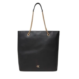 Torebka Calvin Klein Minimal Monogram Chain Tote LV04F3204G Czarny