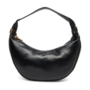 Torebka Calvin Klein Pinched Soft Crescent Sm LV04F3010G Czarny
