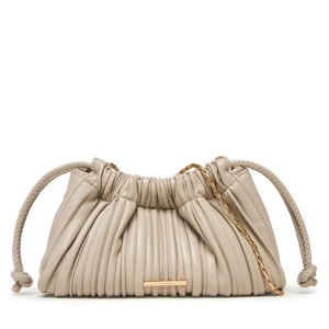 Torebka Calvin Klein Plisse Mini Drawstring Bag LV04F3077G Écru