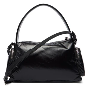 Torebka Calvin Klein Pocket Shiny Nylon Small Bag LV04F3405G Czarny