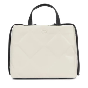 Torebka Calvin Klein Quilt Shopper_Canvas K60K611756 K60K611756 Écru