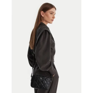 Torebka Calvin Klein Quilted Double Zip Camera Bag LV04F3328G Czarny