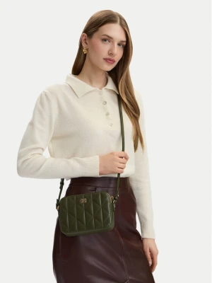 Torebka Calvin Klein Quilted Double Zip Camera Bag LV04F3328G Zielony ciemny