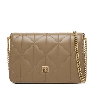 Torebka Calvin Klein Quilted Mini Chain Bag LV04F3321G Beżowy