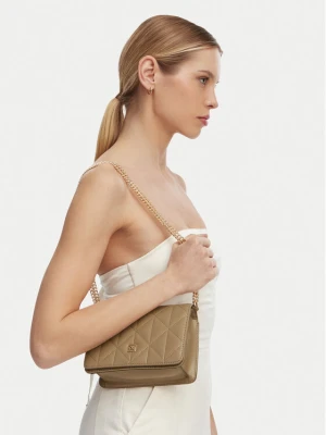 Torebka Calvin Klein Quilted Mini Chain Bag LV04F3321G Beżowy