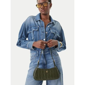 Torebka Calvin Klein Quilted Small Shoulder Bag LV04F3327G Zielony