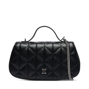 Torebka Calvin Klein Quilted Top Handle Chain Bag LV04F3410G Czarny