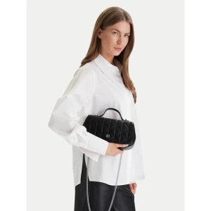 Torebka Calvin Klein Quilted Top Handle Chain Bag LV04F3410G Czarny