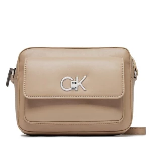 Torebka Calvin Klein Re-Lock Camera Bag W/Flap K60K611083 Brązowy