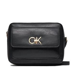 Torebka Calvin Klein Re-Lock Camera Bag W/Flap K60K611083 Czarny